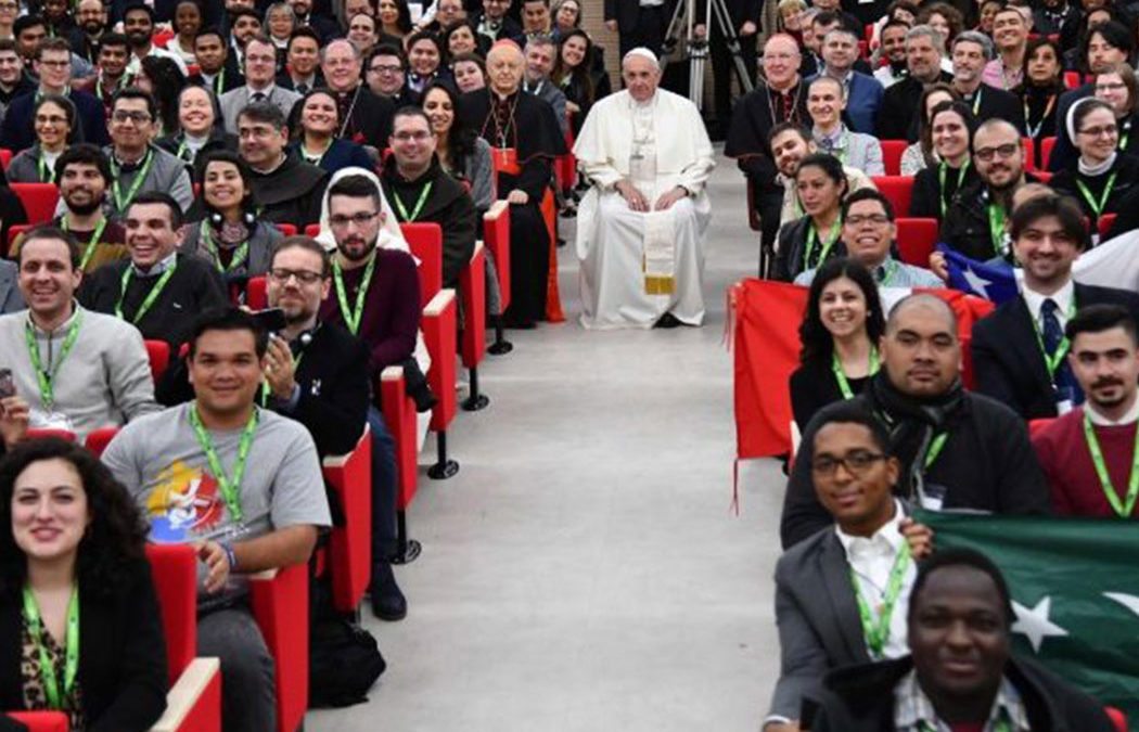 Student attends Pre-Synod gathering with Pope Francis