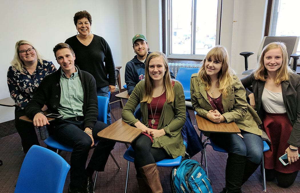 Photographer visits communication class
