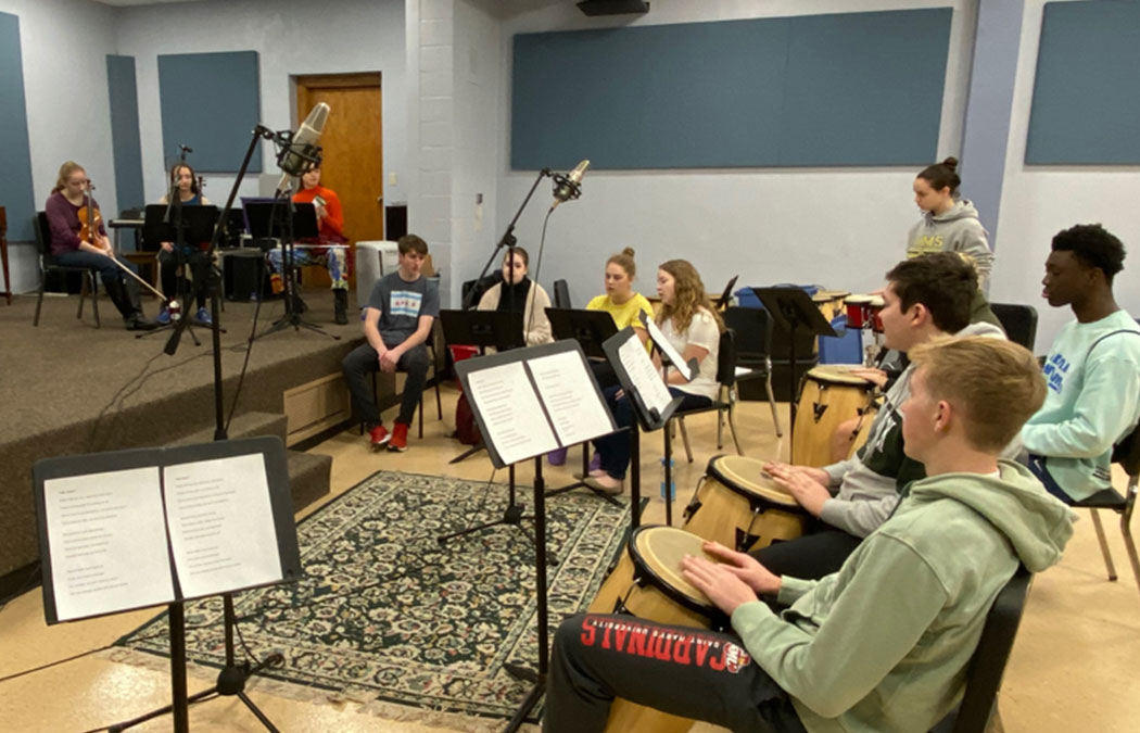 First-year students compose, perform original protest song