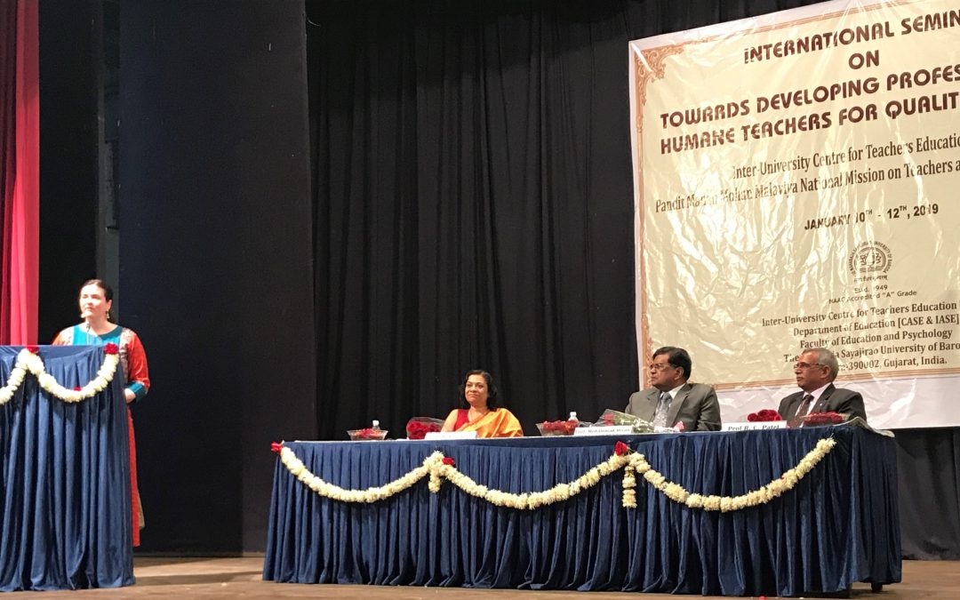 Shannon Tanghe delivers address at international teacher education conference