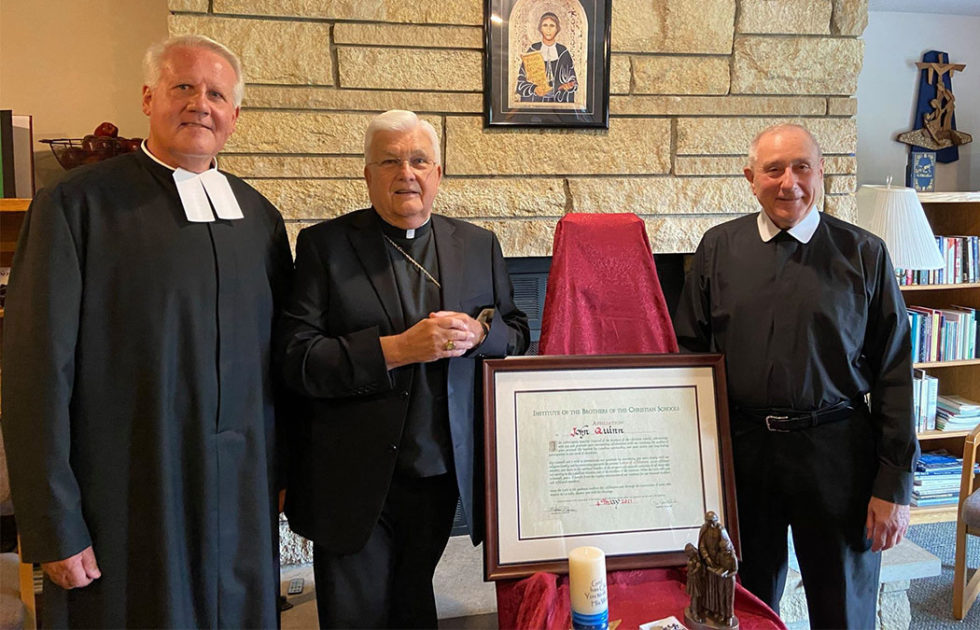 Quinn named affiliated De La Salle Christian Brother Newsroom