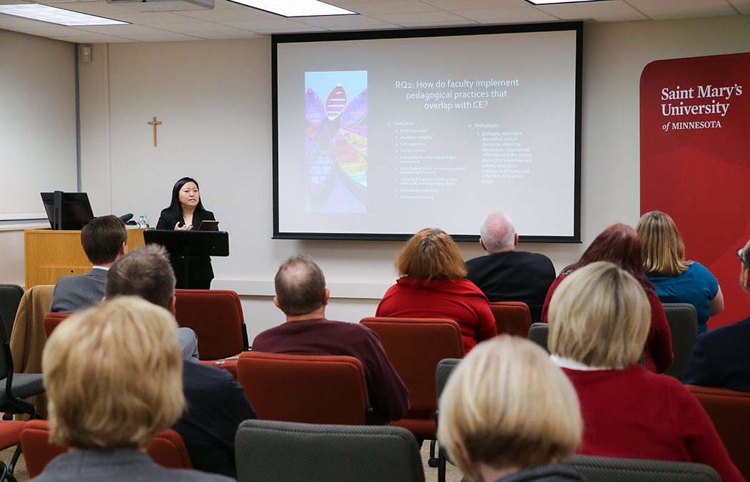 Saint Mary’s continues conversations around character and virtue education with visit from Dr. Julie Nagashima